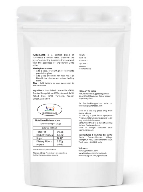 OGMO Turmilatte Millet Drink Mix