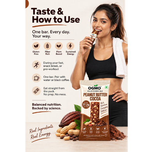 Peanut Butter Cocoa Protein Bar