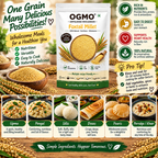Foxtail Millet Grains - Unpolished and Pre-Soaked
