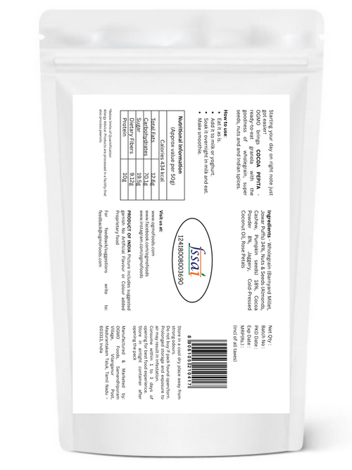 Cocoa Pepita Millet Granola