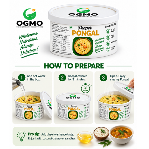 Pepper Pongal aka Khichdi