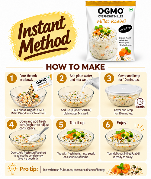 Millet Raabdi Breakfast mix