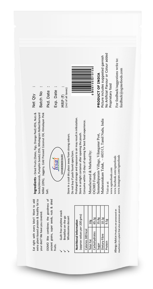 OGMO Orange Date Bar